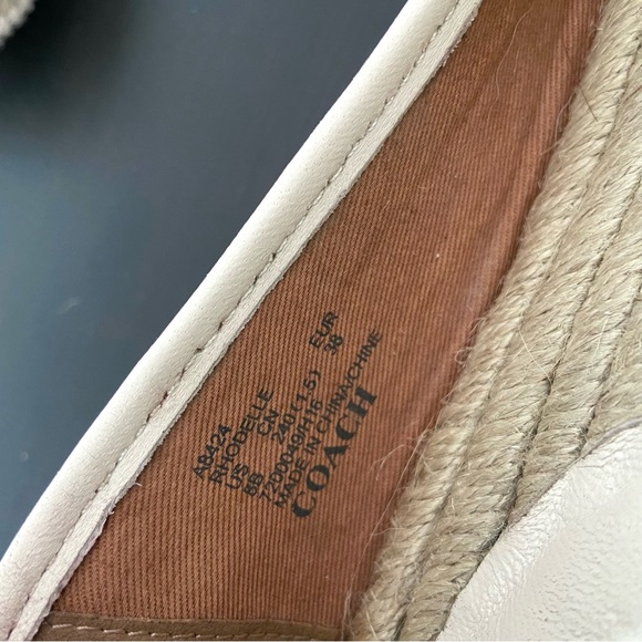 Coach Rhodelle Soft Lambskin Espadrille Slip on - Picture 14 of 14